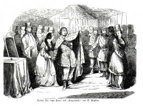 "Pugatscheff", letzte Szene aus dem 3. Akt (1845)