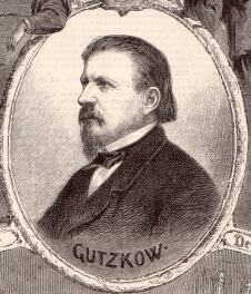 Gutzkow 1864, Zeichnung von Herbert König